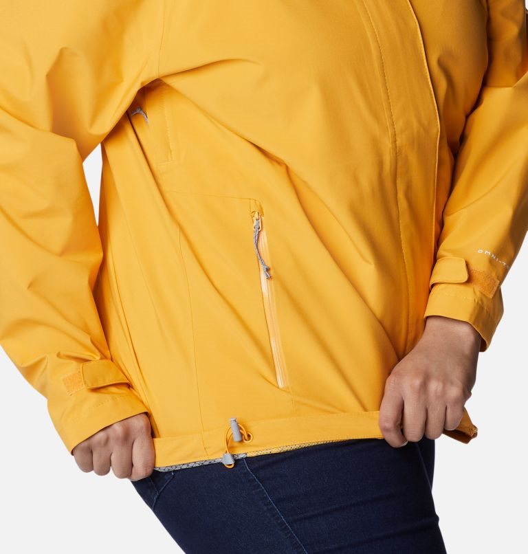 Women's Columbia Earth Explorer Shell Jackets Mango | Plus Size CA-Z36A1